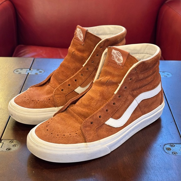 Vans® Unisex SK8-Hi Reissue High-Top Sneakers in Brown Suede - Picture 9 of 9